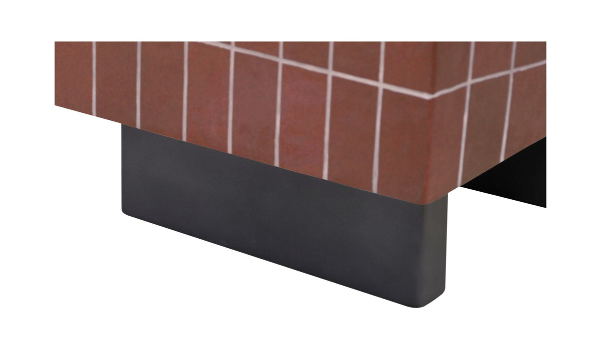 Farren Outdoor Side Table Brown by Moe's Home at Eve Furniture