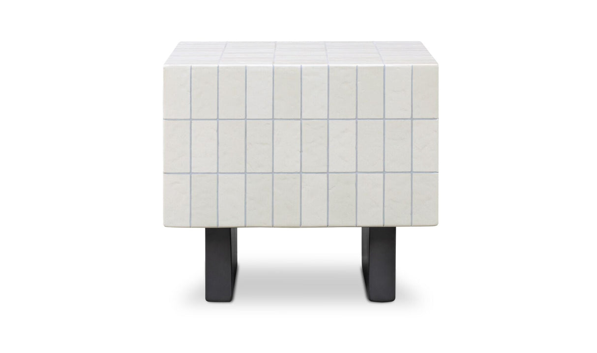 Farren Outdoor Side Table Cream by Moe's Home at Eve Furniture
