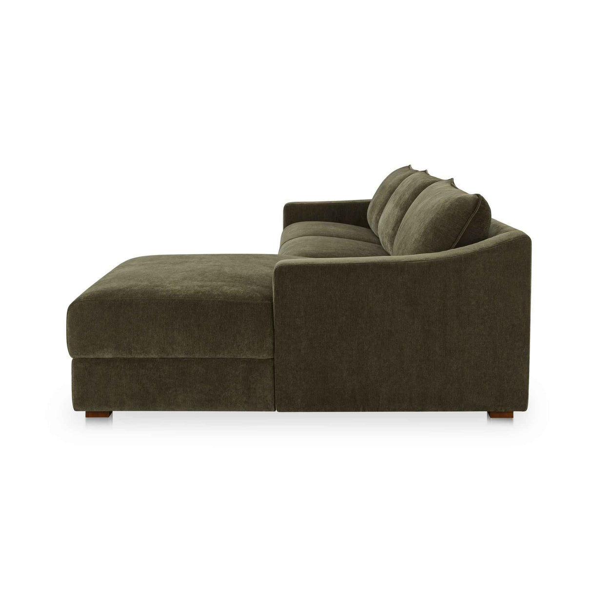 Farrow Cedar Green Right Sectional by Moe's Home at Eve Furniture