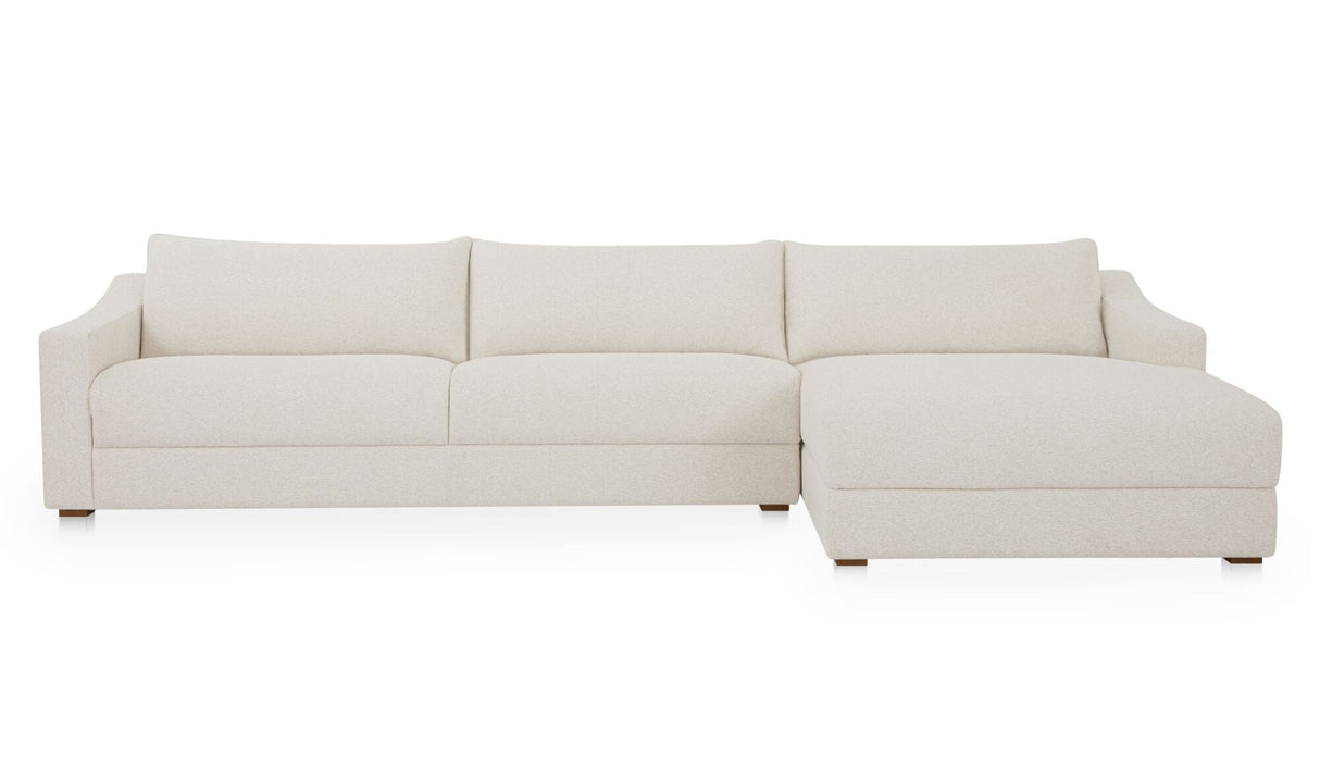 Farrow Sectional Flecked Oat by Moe's Home at Eve Furniture