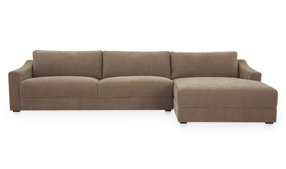 Farrow Sectional Taupe by Moe's Home at Eve Furniture