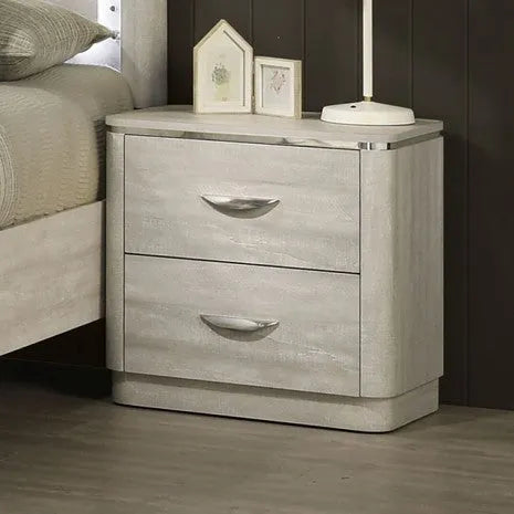Farsund Dusty Gray 4-Piece Queen Bedroom Set by Furniture of America at Eve Furniture