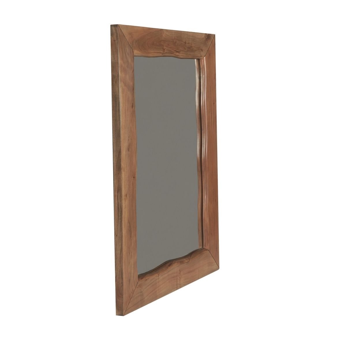Aspen 43" Mirror Frame in Smoked Acacia by Home Trends & Design at Eve Furniture