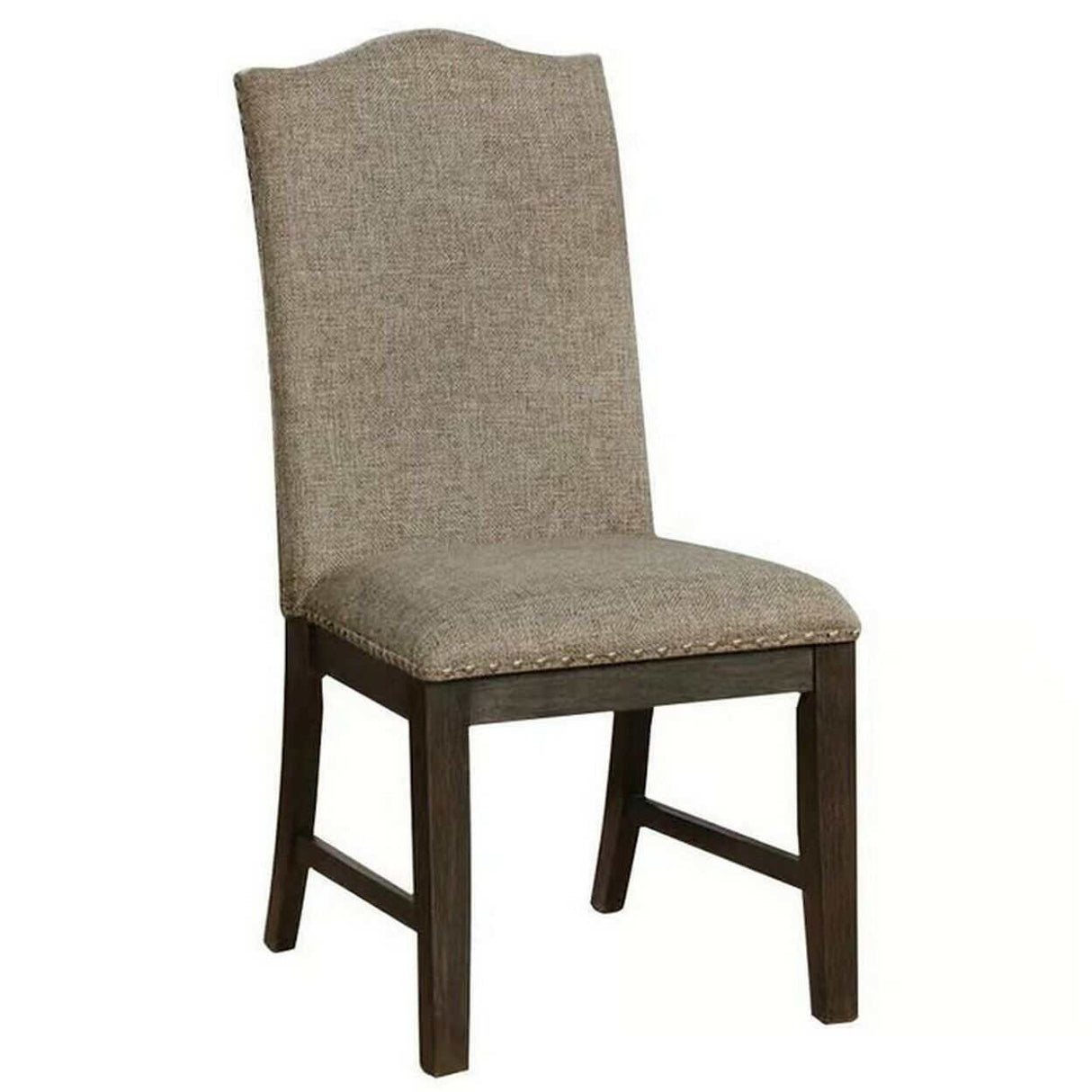 Faulk Espresso & Warm Gray 7-PieceDining Room Set by Furniture of America at Eve Furniture
