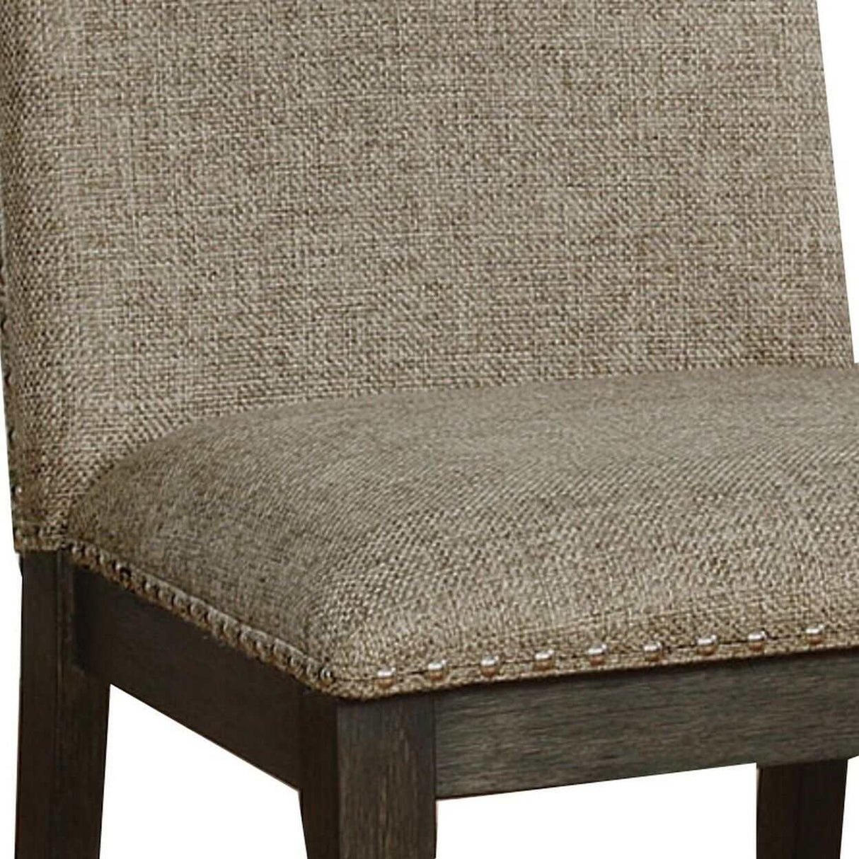 Faulk Espresso & Warm Gray 7-PieceDining Room Set by Furniture of America at Eve Furniture