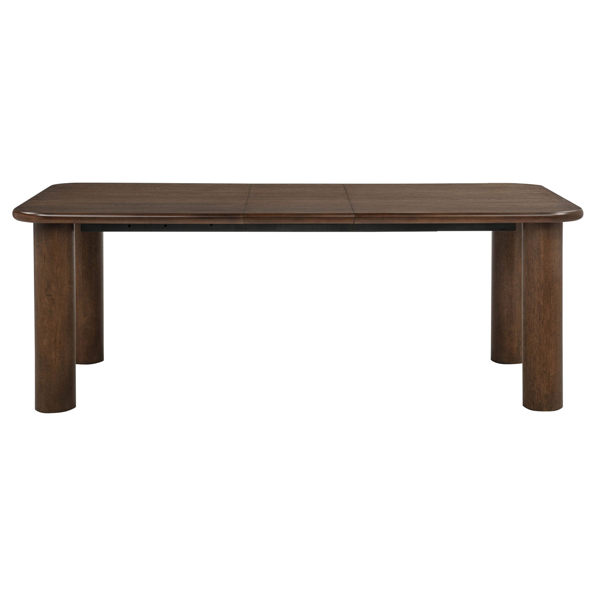 Faulkner Brown Oak 84-inch Extension Wood Dining Table by Coaster at Eve Furniture