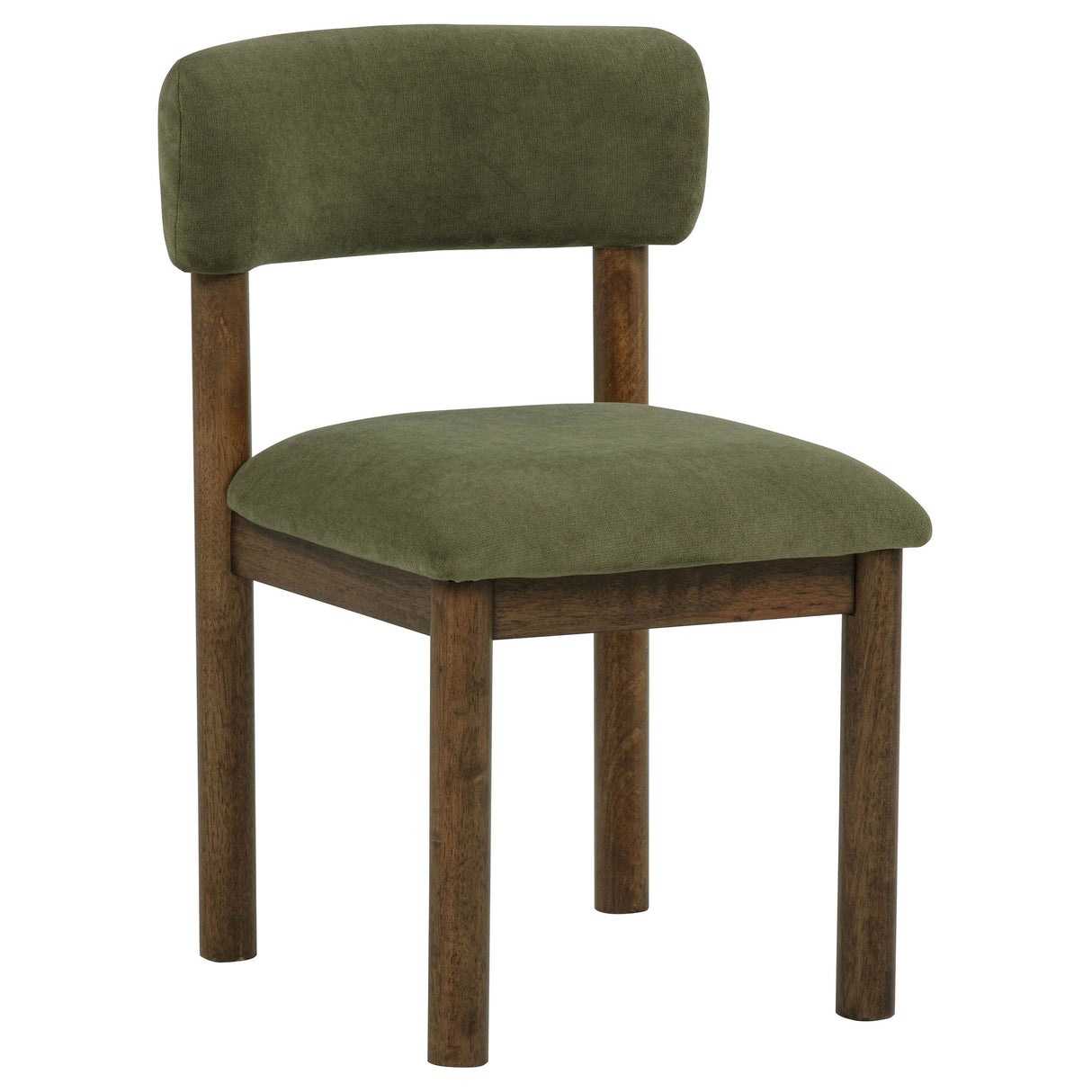Faulkner Moss Green Upholstered Dining Side Chair (Set Of 2) by Coaster at Eve Furniture