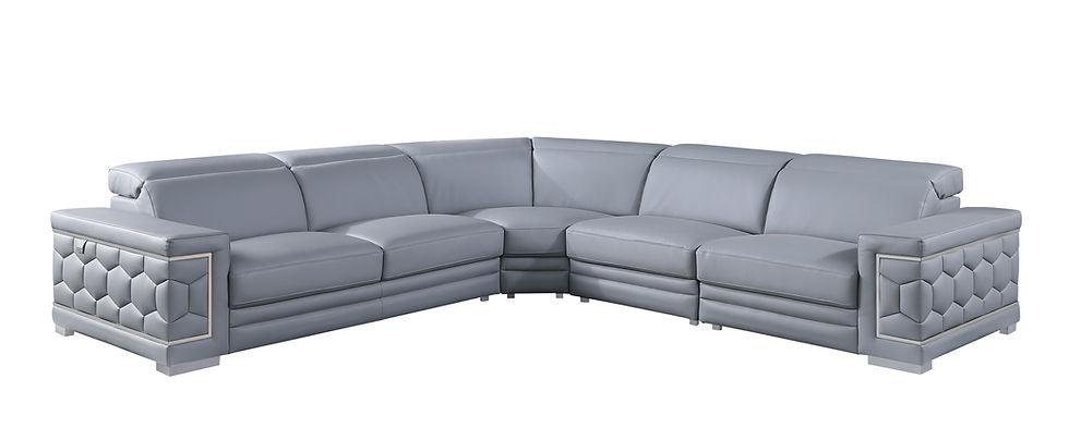 Favo Light Blue 4-Piece Sectional by New Era Innovations at Eve Furniture