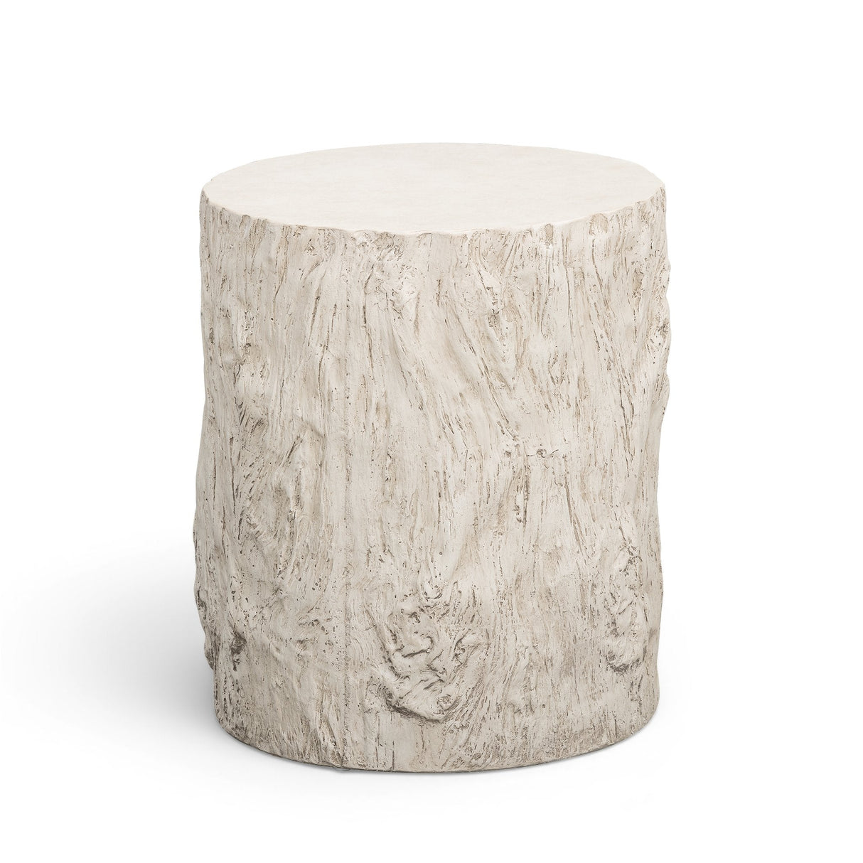 Fawn Driftwood Concrete Indoor/Outdoor Side Table
