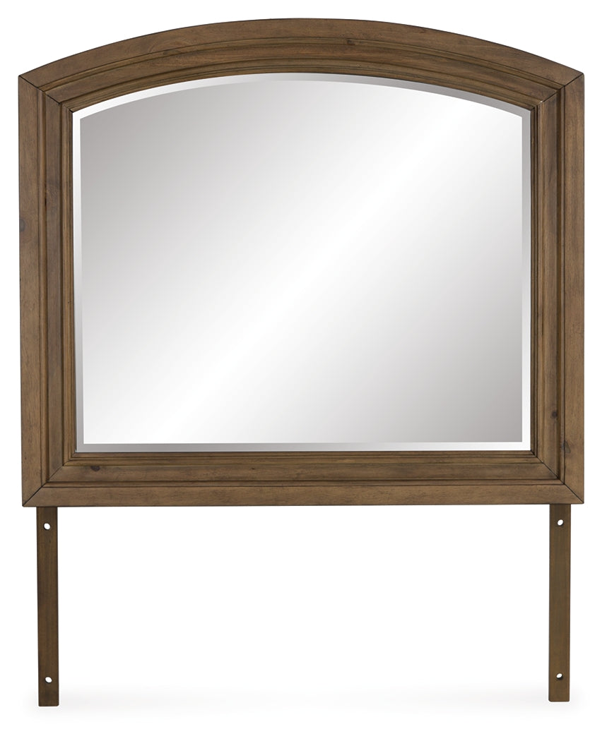 Feddinger Medium Brown Bedroom Mirror by Ashley at Eve Furniture