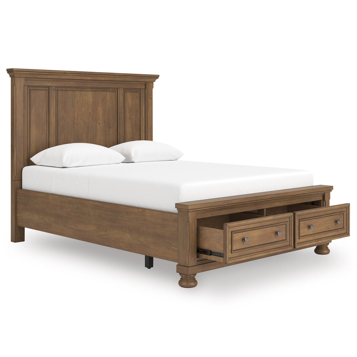 Feddinger Medium Brown Panel Storage Bedroom Set by Ashley at Eve Furniture