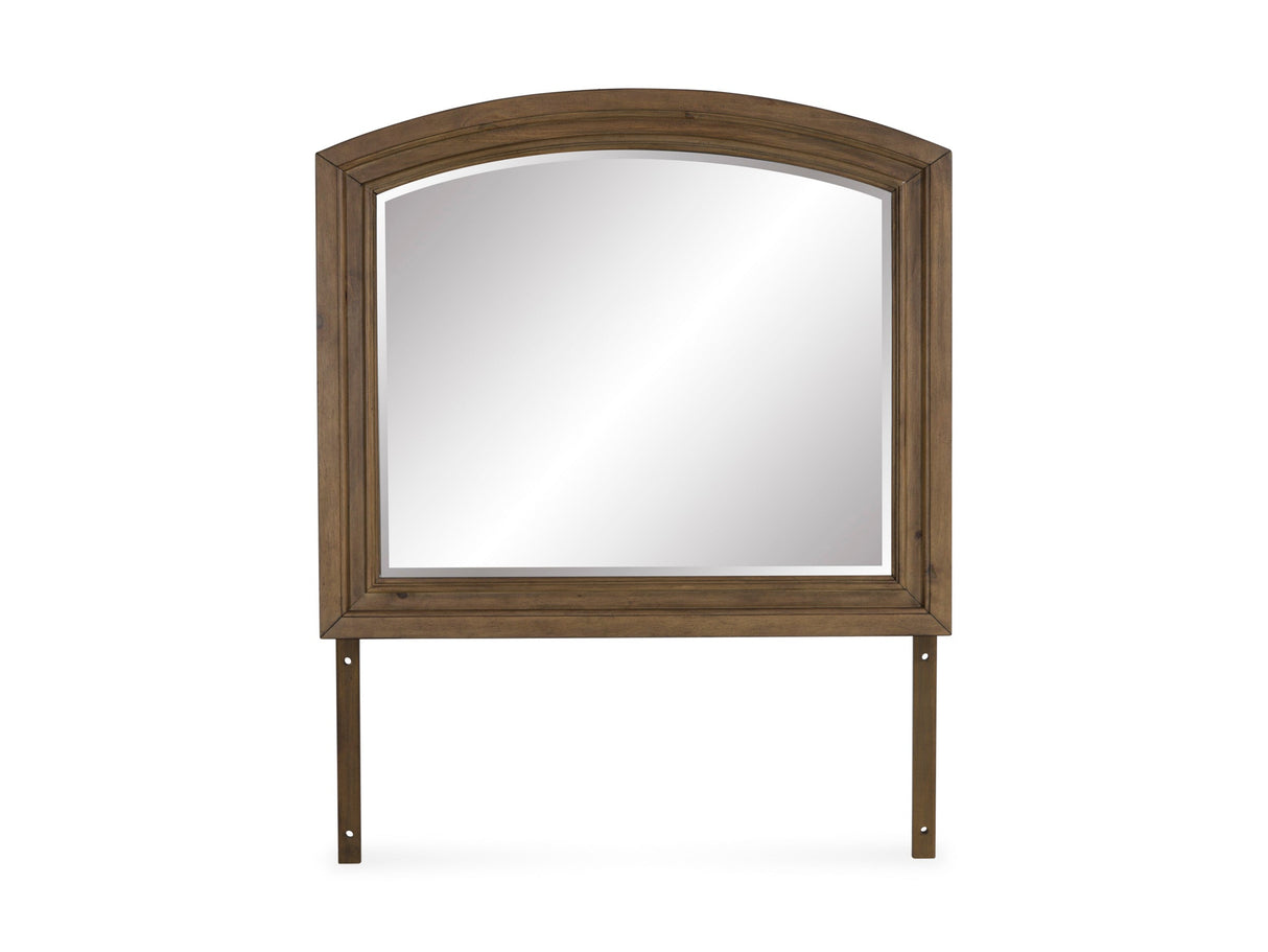 Feddinger Medium Brown Sleigh Panel Bedroom Set by Ashley at Eve Furniture