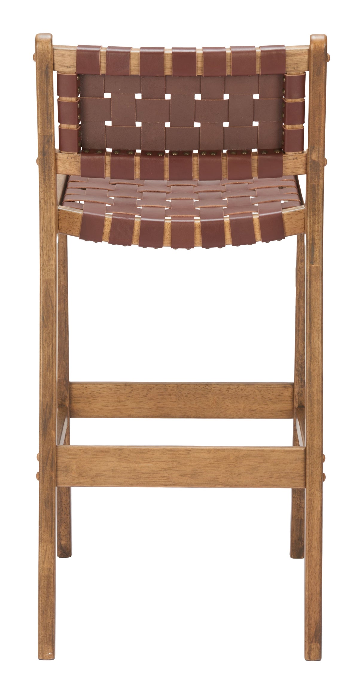 Feder Brown Barstool (Set of 2) by Zuomod at Eve Furniture