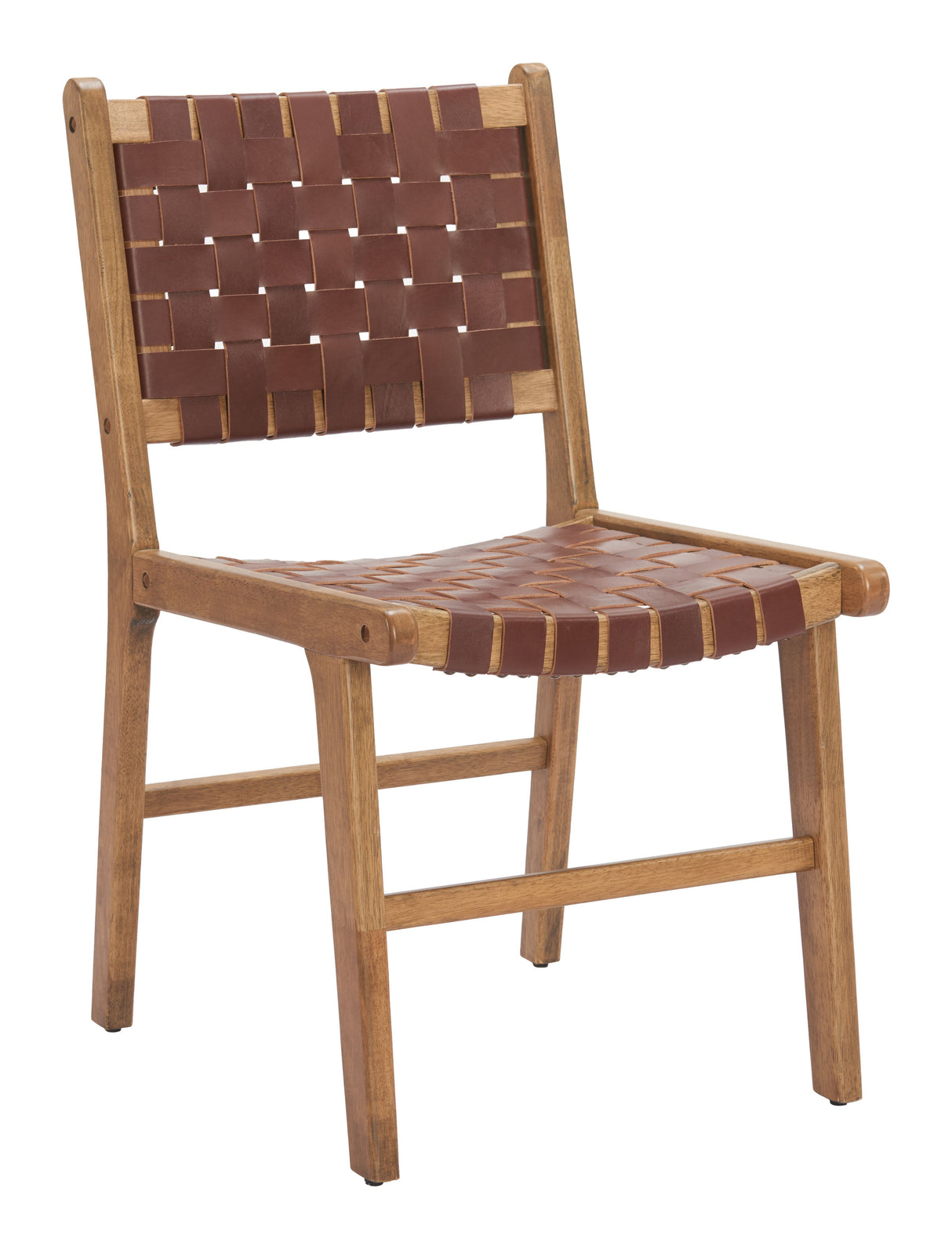Feder Brown Dining Chair (Set of 2) by Zuomod at Eve Furniture
