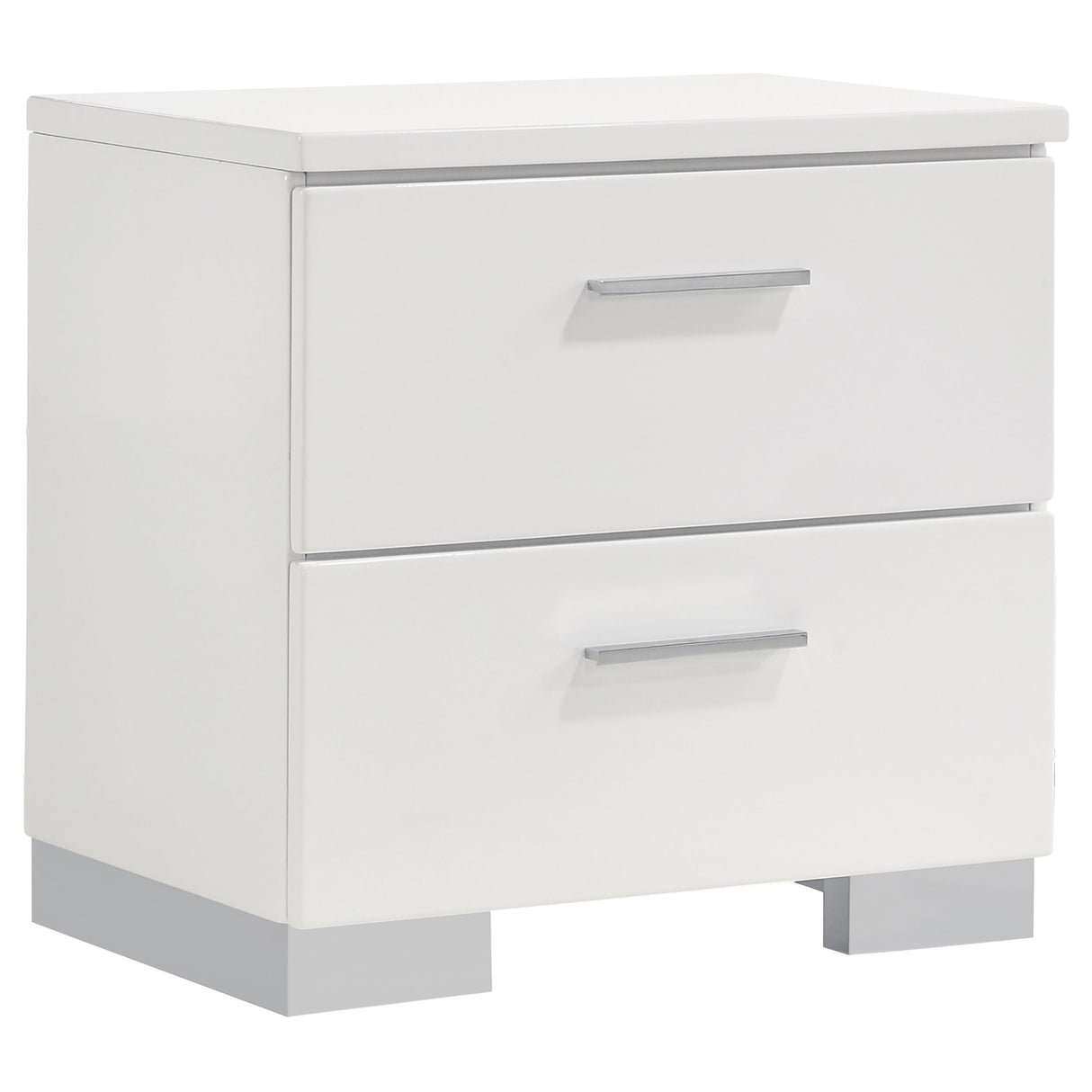 Felicity White 4-Piece California King Platform Bedroom Set by Coaster at Eve Furniture