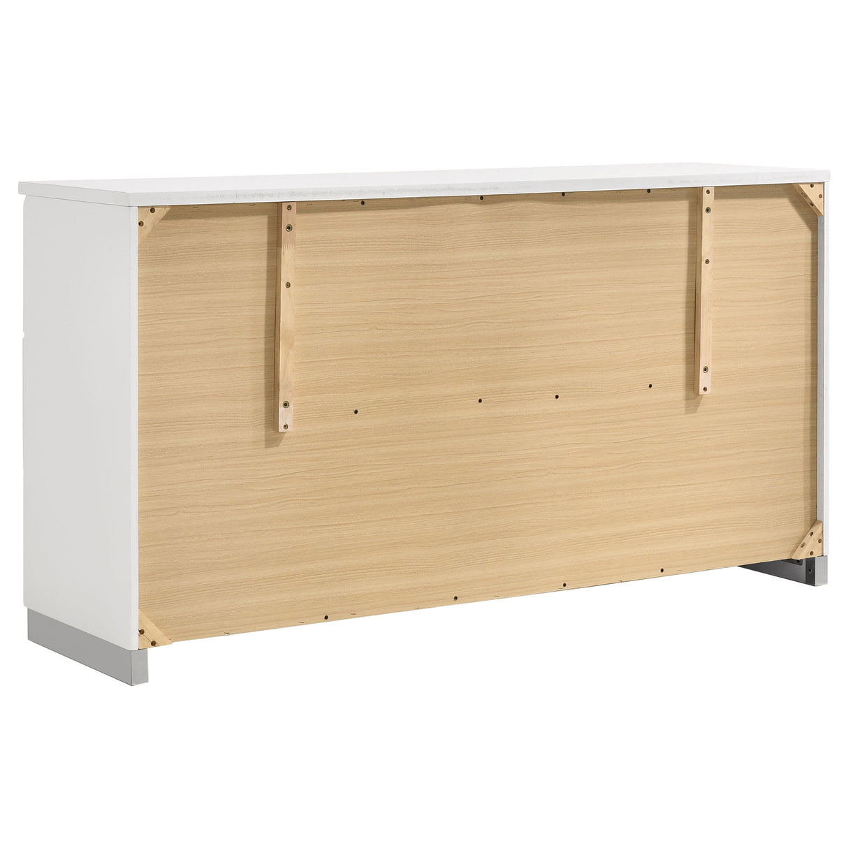 Felicity White 4-Piece California King Platform Bedroom Set by Coaster at Eve Furniture