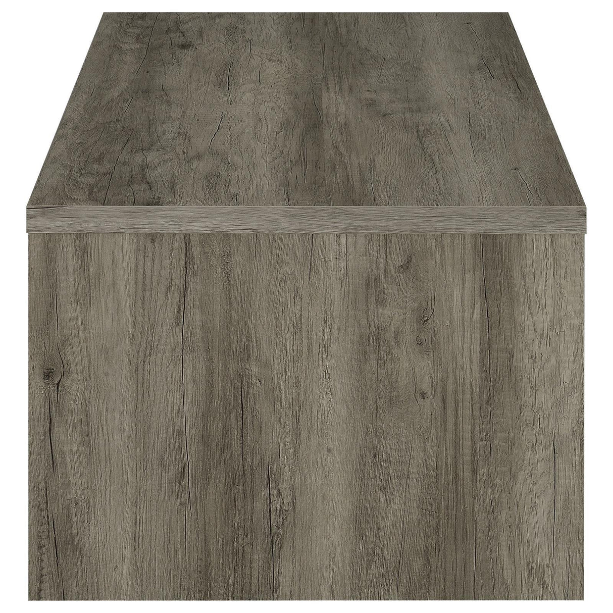 Felix 2-drawer Rectangular Engineered Wood Coffee Table Grey Driftwood by Coaster at Eve Furniture