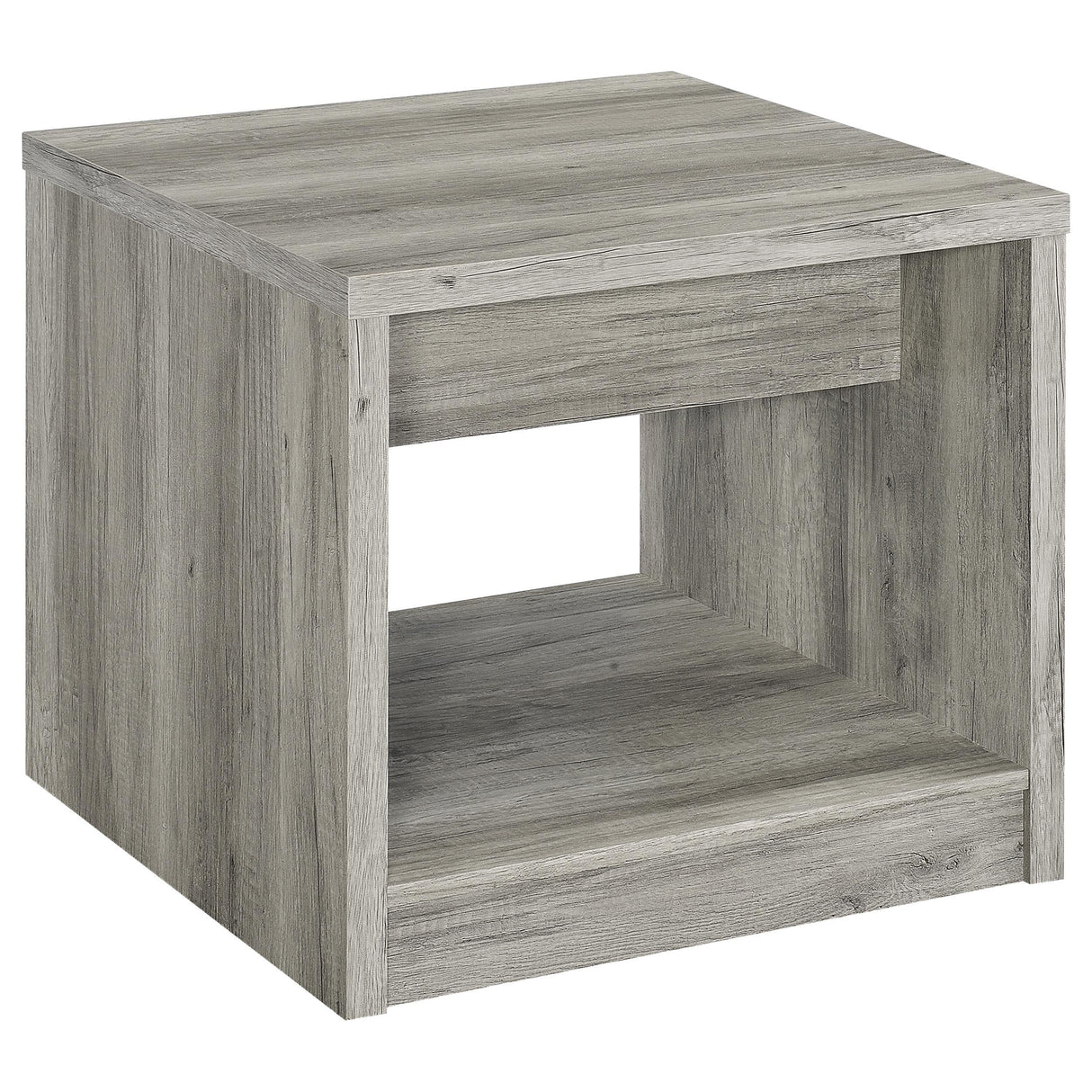 Felix Gray Driftwood 2-Piece Coffee and End Table Set by Coaster at Eve Furniture