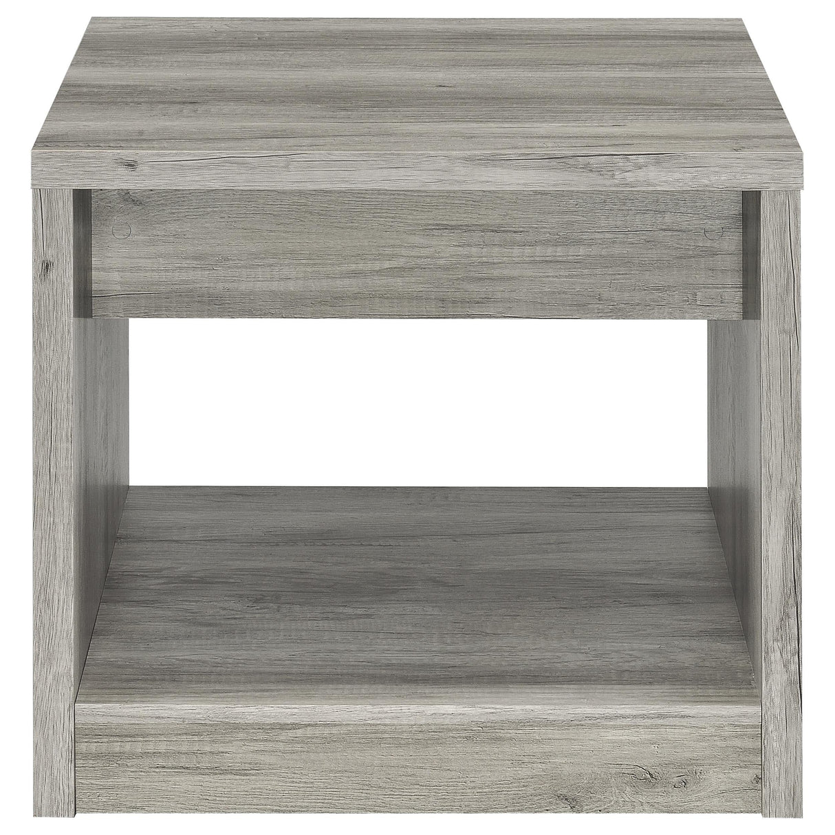 Felix Gray Driftwood 2-Piece Coffee and End Table Set by Coaster at Eve Furniture
