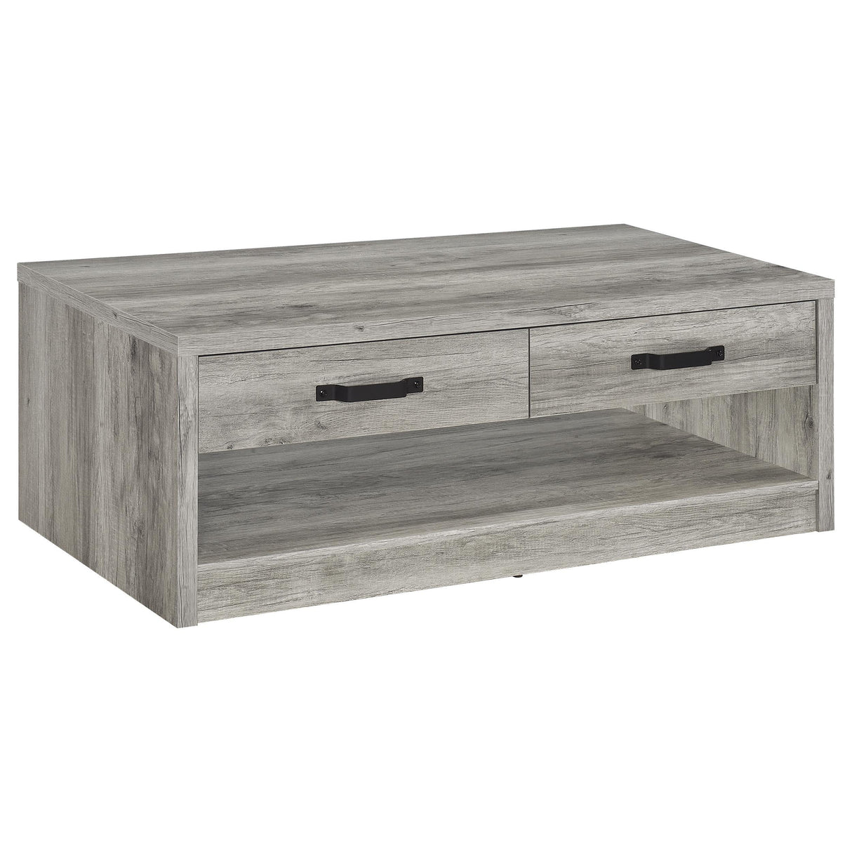 Felix Gray Driftwood 2-Piece Coffee and End Table Set by Coaster at Eve Furniture