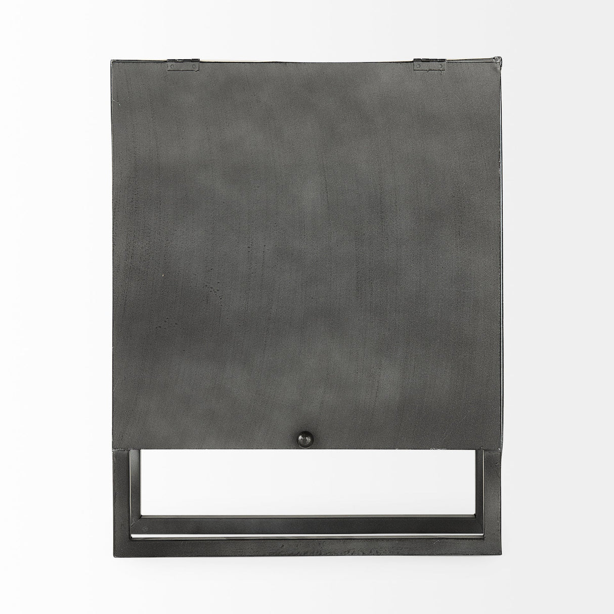Felix Gray Metal Square Table Clock by Mercana at Eve Furniture