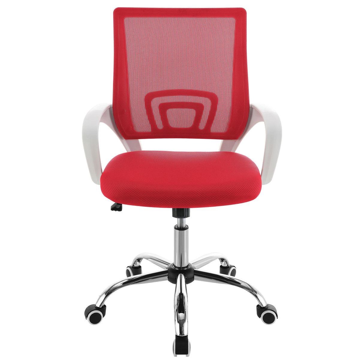 Felton Red Upholstered Adjustable Home Office Desk Chair by Coaster at Eve Furniture