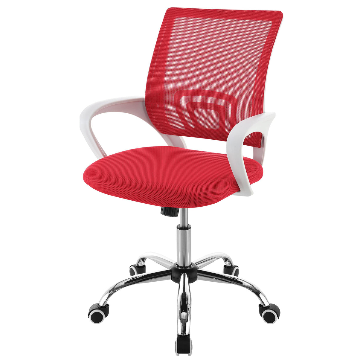 Felton Red Upholstered Adjustable Home Office Desk Chair by Coaster at Eve Furniture