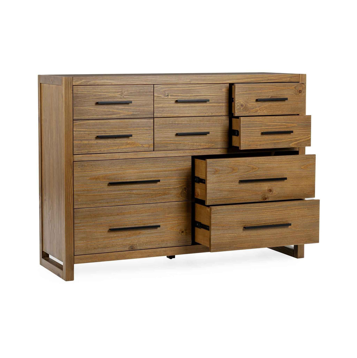 Fenmore 10 Drawer Dresser - Honey