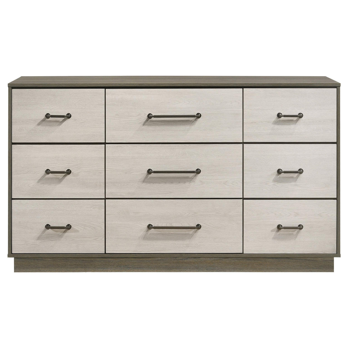 Fenwick Gray Oak 9-drawer Dresser by Coaster at Eve Furniture