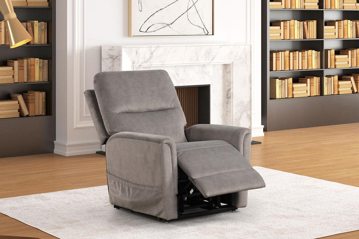 Ferdinandus Gray Lift Chair by Furniture of America at Eve Furniture