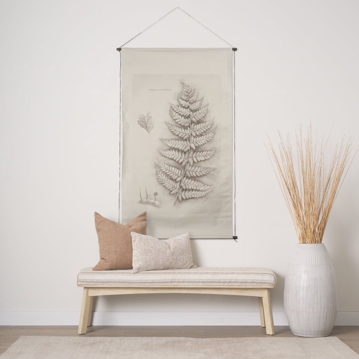 Fern Study II (Davallia Fejeensis) by Mercana Studio a Hand Embellished Framed Art Print by Mercana at Eve Furniture