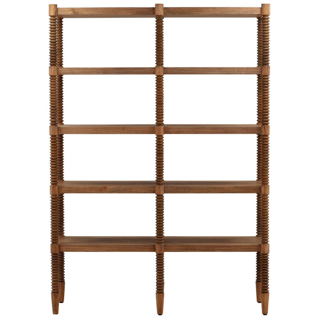 Fernandez Bookcase, Brown by Dovetail at Eve Furniture