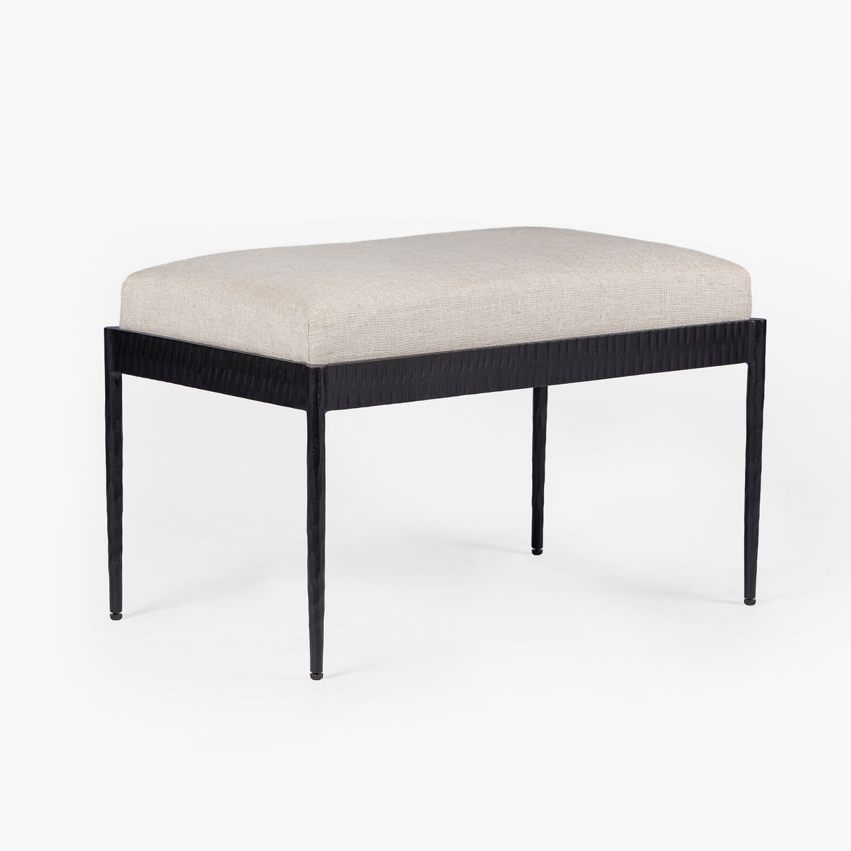 Ferra Hammered Ottoman by Co.House Designs at Eve Furniture