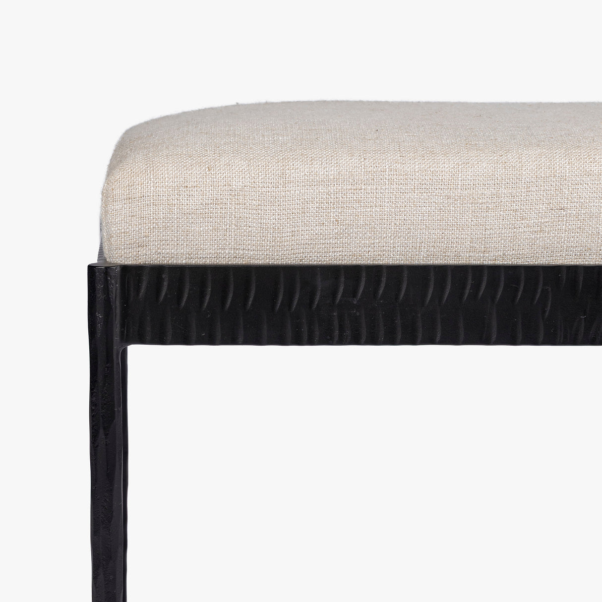 Ferra Hammered Ottoman by Co.House Designs at Eve Furniture