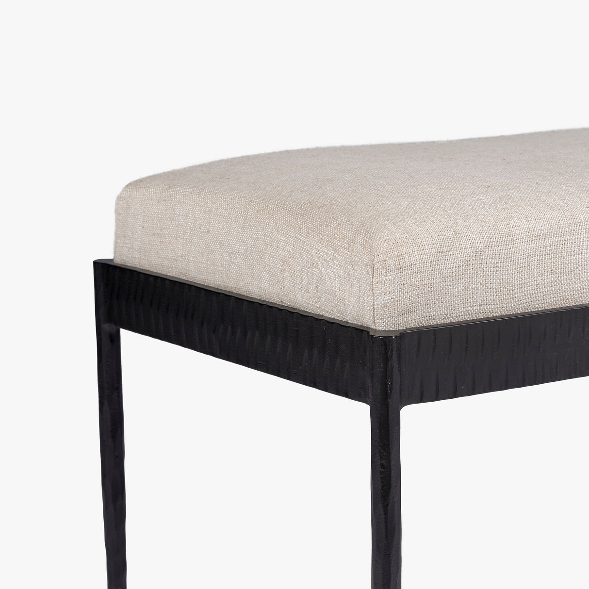 Ferra Hammered Ottoman by Co.House Designs at Eve Furniture