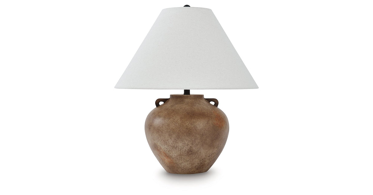 Ferrilby Antique Beige Table Lamp by Ashley at Eve Furniture