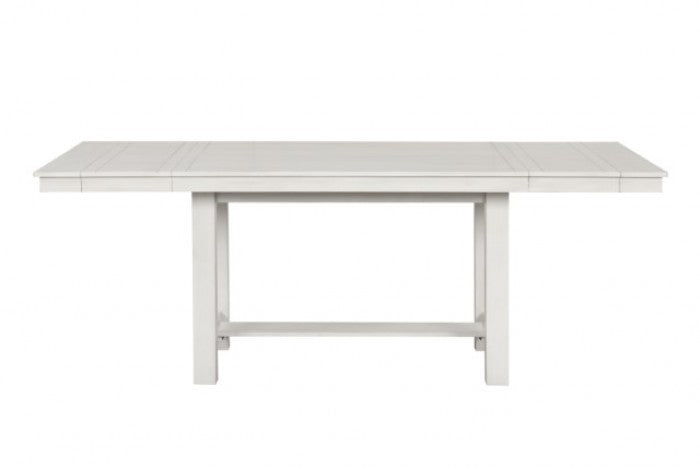Ferrone Rustic White Oak 7-Piece Dining Table Set by Furniture of America at Eve Furniture