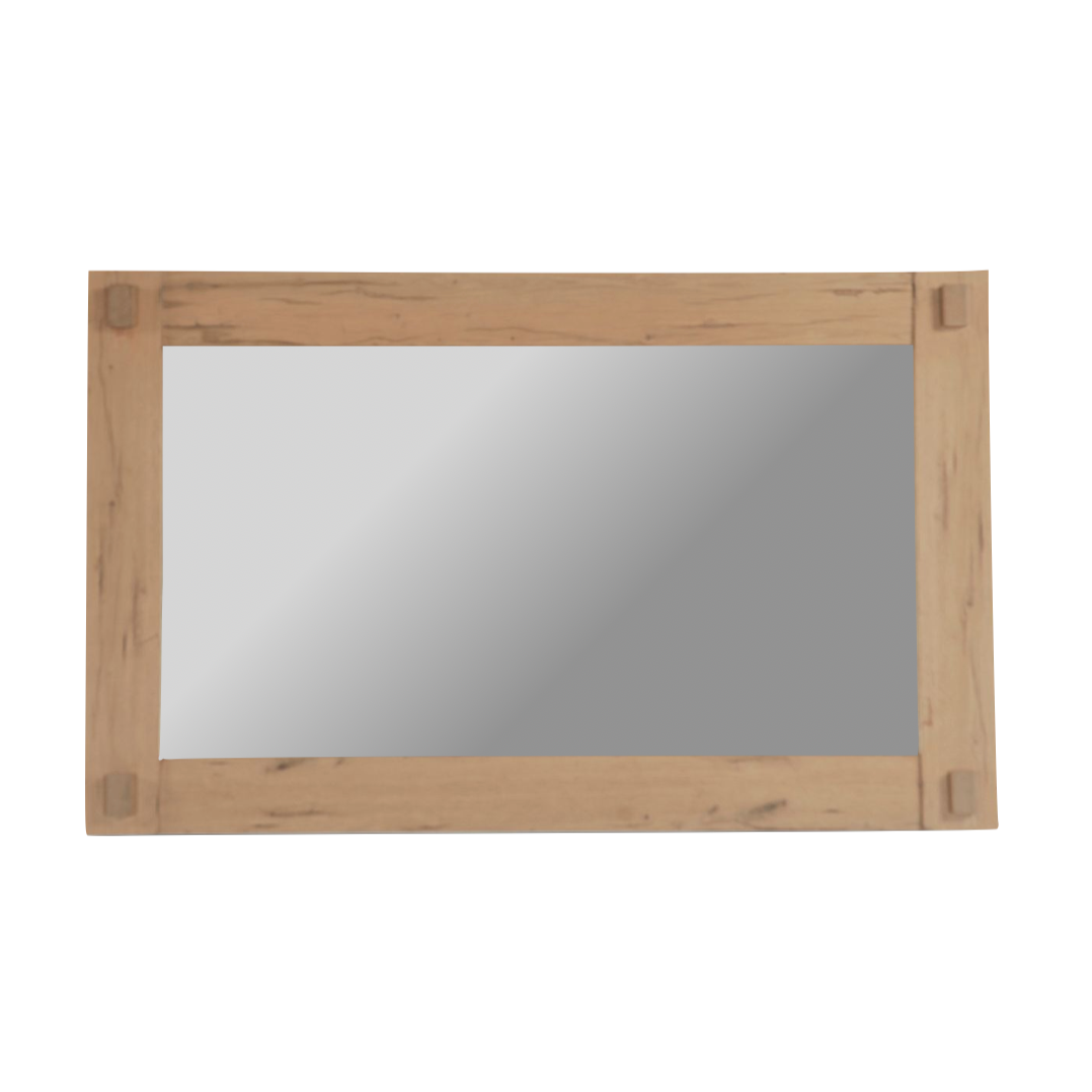Flagstaff 48" Mirror in Natural Distressed Oak by Home Trends & Design at Eve Furniture