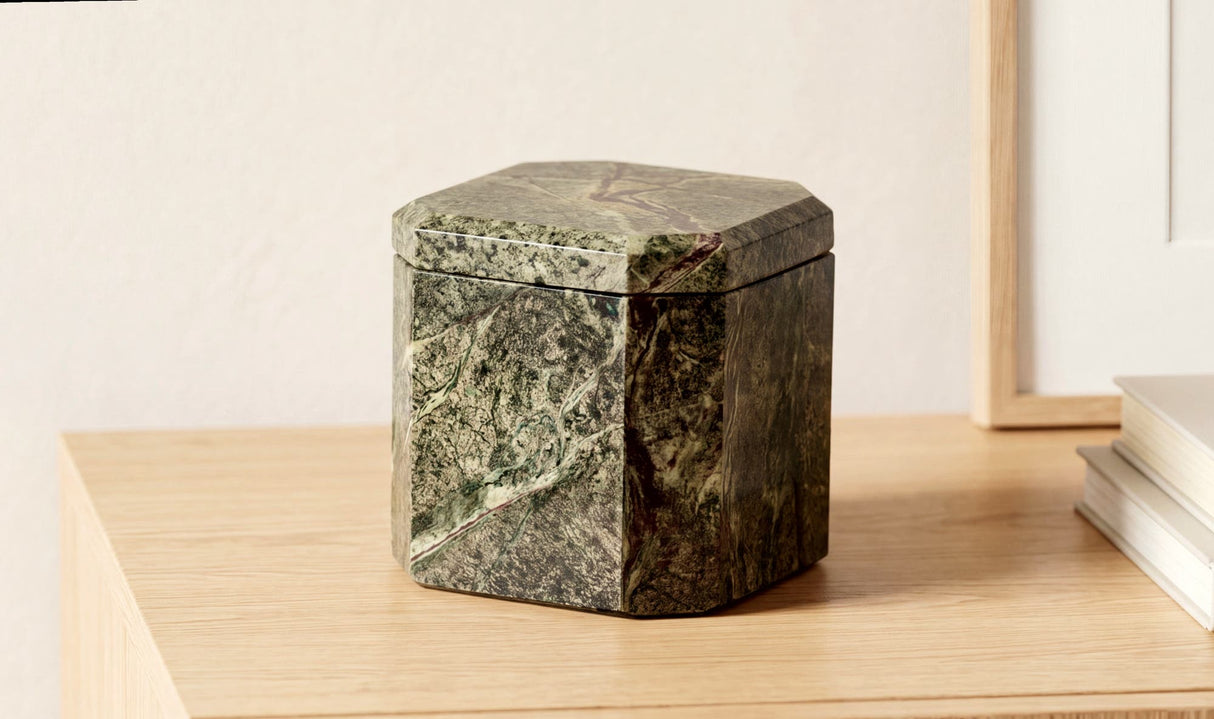 Forli Marble Box Rainforest Green