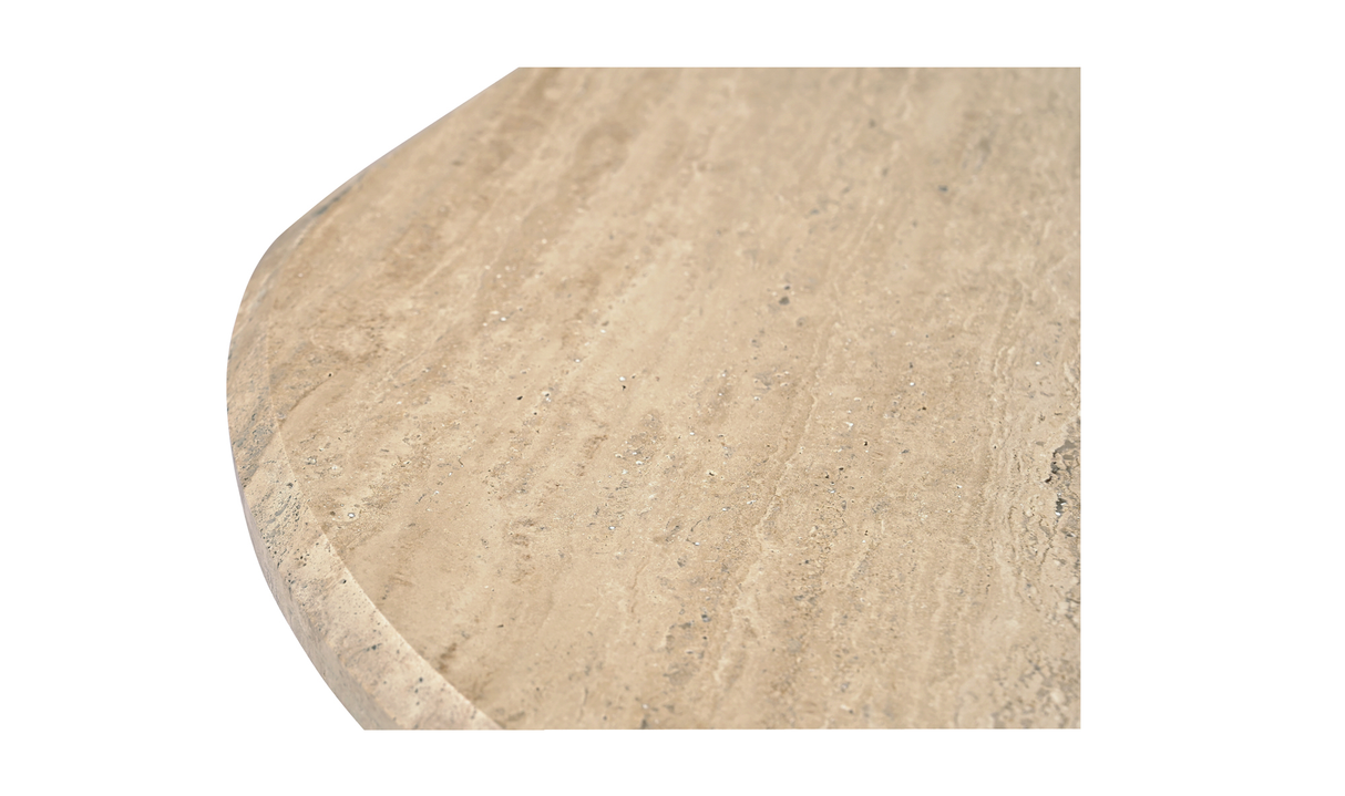 Fia Coffee Table - Beige Travertine by Moe's Home at Eve Furniture