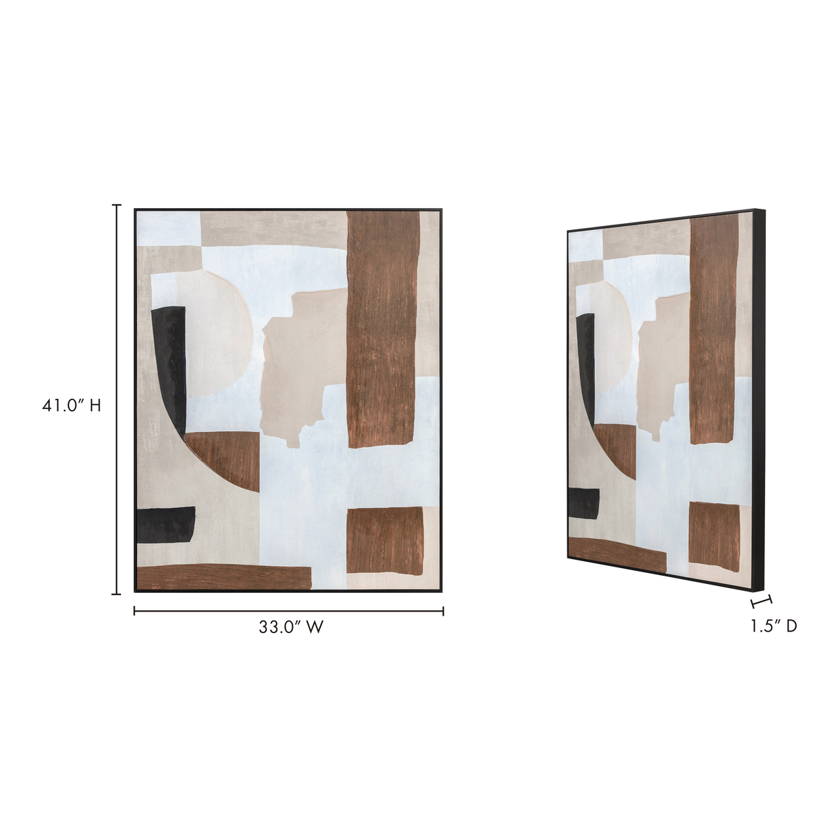 Fina 2 Wall Décor by Moe's Home at Eve Furniture