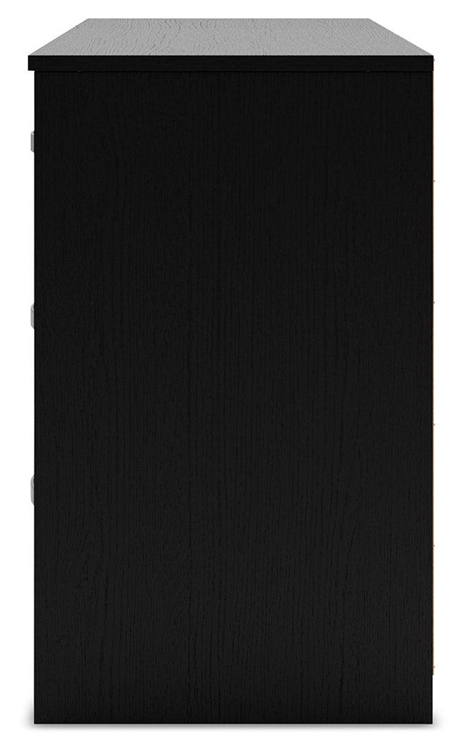 Finch Black Dresser by Ashley at Eve Furniture