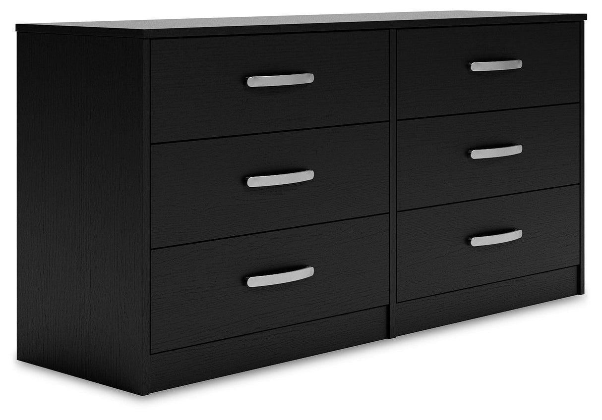 Finch Black Dresser by Ashley at Eve Furniture
