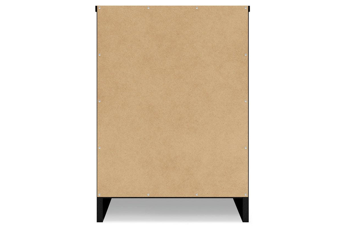 Finch Black Nightstand by Ashley at Eve Furniture