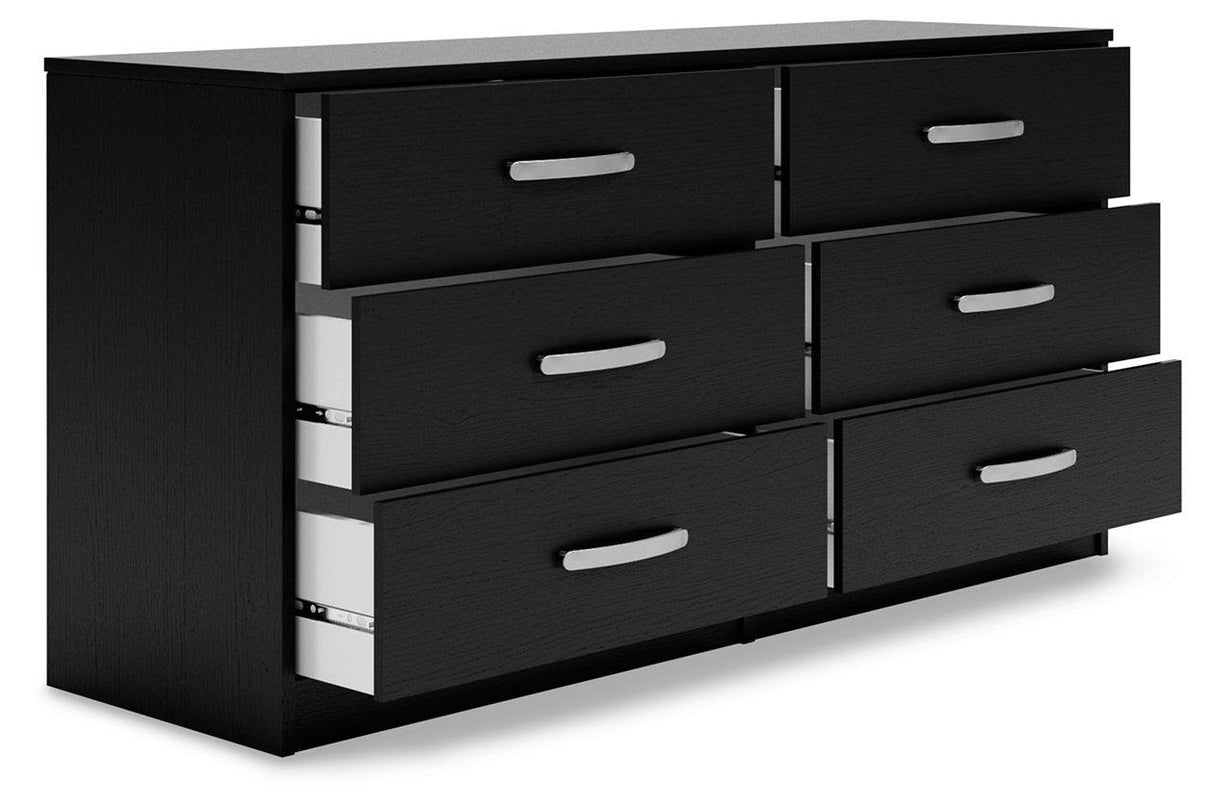 Finch Black Dresser by Ashley at Eve Furniture