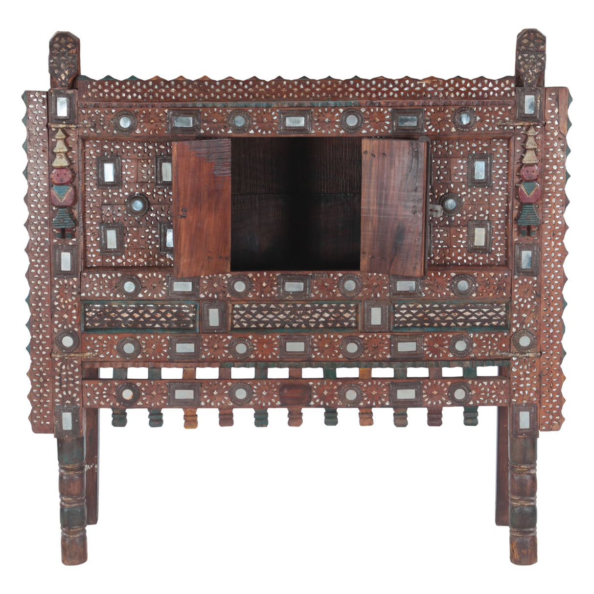 Finely Carved Large Wood Damchiya Chest by Home Trends & Design at Eve Furniture