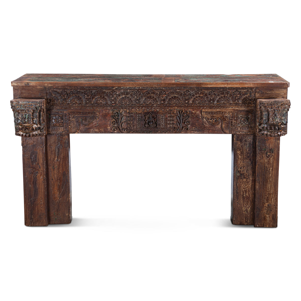 Finely Carved Wood Console Table by Home Trends & Design at Eve Furniture