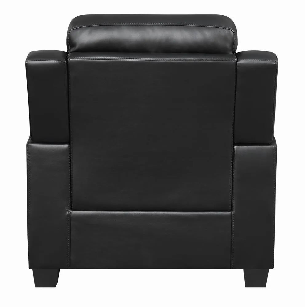 Finley Tufted Upholstered Chair Black by Coaster at Eve Furniture
