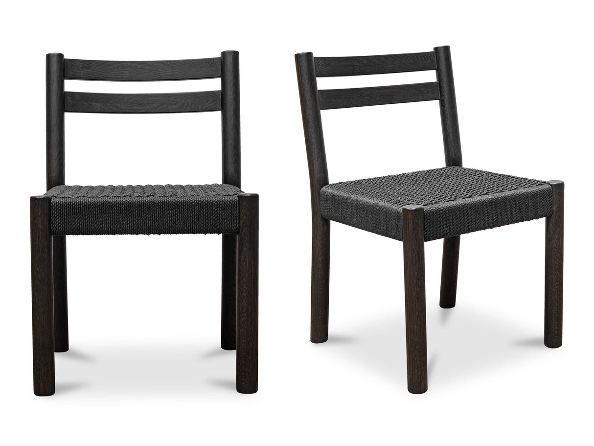 Finn Black Dining Chair (Set of 2) by MOES at Eve Furniture