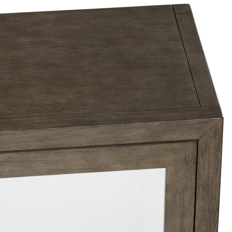 Finn Brown/White Four-Door Sideboard by Crestview at Eve Furniture